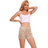 GYS Women’s Slip Shorts, Anti Chafing Culotte | Smooth anti-chafe, Quick dry, Lightweight, Tagless, Adjustable waist, Under dress & lounge(Beige)