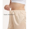 GYS Women’s Slip Shorts, Anti Chafing Culotte | Smooth anti-chafe, Quick dry, Lightweight, Tagless, Adjustable waist, Under dress & lounge(Beige Mid)