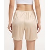 GYS Women’s Slip Shorts, Anti Chafing Culotte | Smooth anti-chafe, Quick dry, Lightweight, Tagless, Adjustable waist, Under dress & lounge(Beige Mid)
