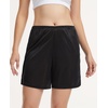 GYS Women’s Slip Shorts, Anti Chafing Culotte | Smooth anti-chafe, Quick dry, Lightweight, Tagless, Adjustable waist, Under dress & lounge(Black Mid)