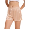 GYS Women’s Slip Shorts, Anti Chafing Culotte | Smooth anti-chafe, Quick dry, Lightweight, Tagless, Adjustable waist, Under dress & lounge(Nude)