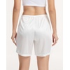 GYS Women’s Slip Shorts, Anti Chafing Culotte | Smooth anti-chafe, Quick dry, Lightweight, Tagless, Adjustable waist, Under dress & lounge(White Mid)