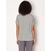 GYS Bamboo Viscose Cooling Pajama Tops for Women Short Sleeve Sleep T-Shirt | Buttery Soft, Lightweight Pj Shirt, Moisture Wicking for Hot Flashes & Night Sweats, Crew Neck Tee, Stretchy(Heather Grey)