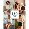 GYS Bamboo Viscose Pajama Shorts for Women, Ultra-Soft Comfy Lounge Shorts | High Waist Micro Sleep Shorts, Smocked Waist, Stretchy, Lightweight, Moisture-Wicking(Dark Cyan)
