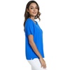 GYS Bamboo Viscose Women’s Pajama Tops, Soft Cooling Short Sleeve T-Shirts | Moisture-Wicking Sleep Shirt, Casual Crew Neck Tees, Moisture-Wicking Lounge Top, Comfy Stretchy PJ Tops(Capri Blue)