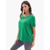 GYS Bamboo Viscose Women’s Pajama Tops, Soft Cooling Short Sleeve T-Shirts | Moisture-Wicking Sleep Shirt, Casual Crew Neck Tees, Moisture-Wicking Lounge Top, Comfy Stretchy PJ Tops(Prasinous)