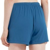 GYS Women’s Bamboo Viscose Cooling High Waisted Pajama Shorts | Moisture wicking, Breathable, Tagless, Soft stretch, Elastic waist with drawstring, for hot flashes & summer sleep(Blue)