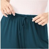 GYS Women’s Bamboo Viscose Cooling High Waisted Pajama Shorts | Moisture wicking, Breathable, Tagless, Soft stretch, Elastic waist with drawstring, for hot flashes & summer sleep(Lyons Blue)