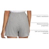 GYS Women’s Bamboo Viscose Cooling High Waisted Pajama Shorts | Moisture wicking, Breathable, Tagless, Soft stretch, Elastic waist with drawstring, for hot flashes & summer sleep(Heather Grey)