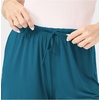 GYS Women’s Bamboo Viscose Cooling High Waisted Pajama Shorts | Moisture wicking, Breathable, Tagless, Soft stretch, Elastic waist with drawstring, for hot flashes & summer sleep(Teal Blue)