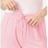 GYS Women’s Bamboo Viscose Cooling High Waisted Pajama Shorts | Moisture wicking, Breathable, Tagless, Soft stretch, Elastic waist with drawstring, for hot flashes & summer sleep(Pink)