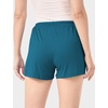 GYS Women’s Bamboo Viscose Cooling High Waisted Pajama Shorts | Moisture wicking, Breathable, Tagless, Soft stretch, Elastic waist with drawstring, for hot flashes & summer sleep(Teal Blue)