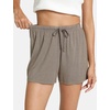 GYS Women’s Bamboo Viscose Cooling High Waisted Pajama Shorts | Moisture wicking, Breathable, Tagless, Soft stretch, Elastic waist with drawstring, for hot flashes & summer sleep(Camel)