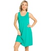 GYS Women’s Bamboo Viscose Cooling Tank Nightgowns | Moisture wicking, Comfortable & breathable, for hot sleeper, Sleeveless, Racerback, Stretch soft, Lightweight(Green)
