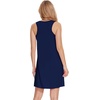 GYS Women’s Bamboo Viscose Cooling Tank Nightgowns | Moisture wicking, Comfortable & breathable, for hot sleeper, Sleeveless, Racerback, Stretch soft, Lightweight(Navy)