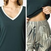GYS Women’s Bamboo Viscose Long Sleeve Pajamas Set | Super Soft Sleepwear, Cooling Pjs for Hot Flashes & Night Sweats, Moisture-Wicking for Menopause, OEKO-TEX Certified(C-dark Green)
