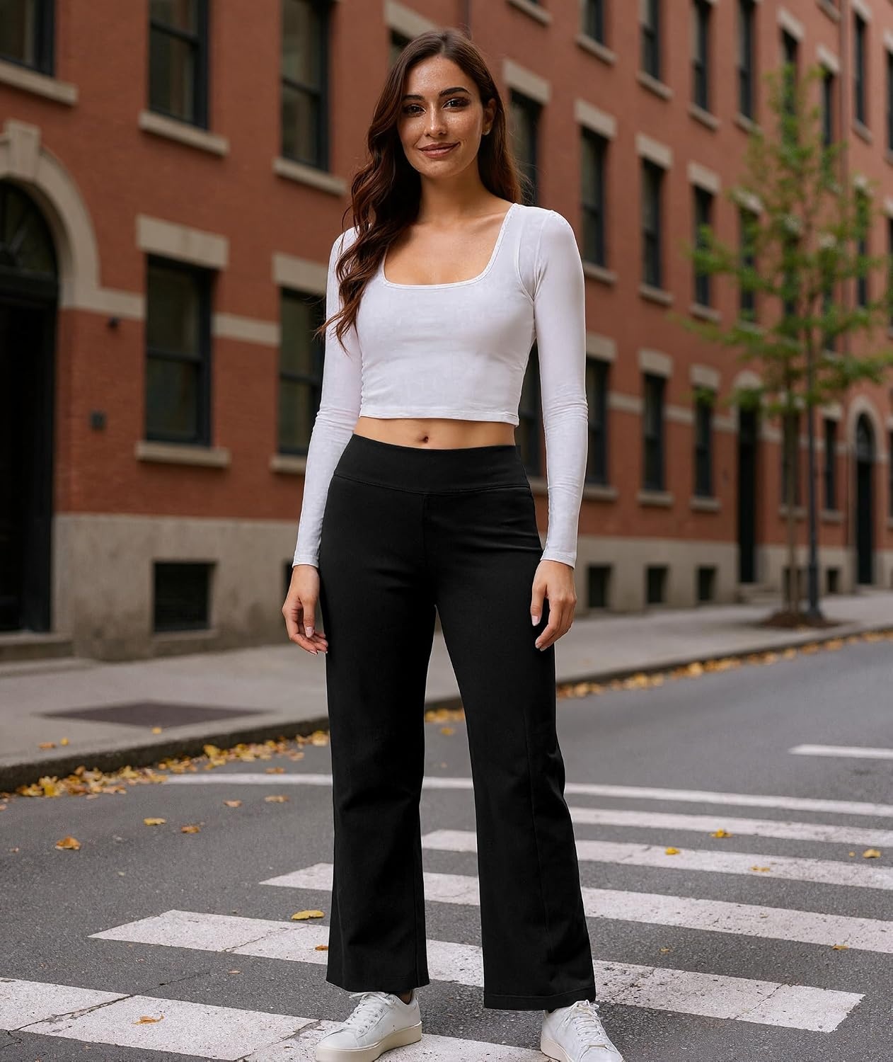 image:imageGYS Bamboo Viscose Lounge Sweatpants Soft High Waisted Bottoms for Women Comfy Lightweight Pajama Pants MoistureWicking Cooling Straight Leg Yoga Pants for Hot People Breathable Stretchy PantsBlack