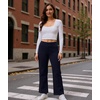 GYS Bamboo Viscose Lounge Sweatpants, Soft High Waisted Bottoms for Women | Comfy Lightweight Pajama Pants, Moisture-Wicking Cooling Straight Leg Yoga Pants for Hot People, Breathable Stretchy Pants(Deep Navy)