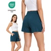 GYS Bamboo Viscose Pajama Shorts for Women, Casual Micro Mini Lounge Shorts | Ultra-Soft Comfy Sleep Shorts, Stretchy, Moisture-Wicking, Lightweight(Peacock Blue)