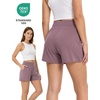 GYS Bamboo Viscose Pajama Shorts for Women, Casual Micro Mini Lounge Shorts | Ultra-Soft Comfy Sleep Shorts, Stretchy, Moisture-Wicking, Lightweight(Purplish Grey)