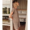 GYS Bamboo Viscose Pajamas for Women, Cooling Bermuda Short Pajamas Sets | Summer Short Sleeve PJs Set, Moisture-Wicking Ladies Sleepwear, Comfy Sleep Set for Hot Sleepers, Night Sweats(Camel)