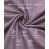 GYS Cooling Bamboo Viscose Nightgowns for Women | Moisture-Wicking Sleeveless Sleepwear for Hot Sleepers, Soft V Neck Night Shirts, Summer Tank Sleep Dress(Violet)