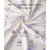 GYS Cooling Bamboo Viscose Pajamas for Women | Sleeveless Tank Top & Pants Pjs Set, Moisture-Wicking for Night Sweats, Buttery-Soft 2 Piece Lounge Sleep Set(Lavender Whisper)