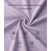 GYS Cooling Bamboo Viscose Pajamas for Women | Sleeveless Tank Top & Pants Pjs Set, Moisture-Wicking for Night Sweats, Buttery-Soft 2 Piece Lounge Sleep Set(Amethyst Smoke)