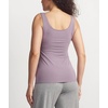 GYS Womens Bamboo Viscose Ribbed Summer Tank Tops | Sleeveless, Scoop Neck, Slim Fit, Cooling Pajama Shirts, No-Bra, Basic Tee for Going Out & Casual(Violet)