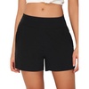 GYS Bamboo Viscose Pajama Shorts for Women, Casual Micro Mini Lounge Shorts | Ultra-Soft Comfy Sleep Shorts, Stretchy, Moisture-Wicking, Lightweight(Black)