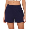 GYS Bamboo Viscose Pajama Shorts for Women, Casual Micro Mini Lounge Shorts | Ultra-Soft Comfy Sleep Shorts, Stretchy, Moisture-Wicking, Lightweight(Navy)