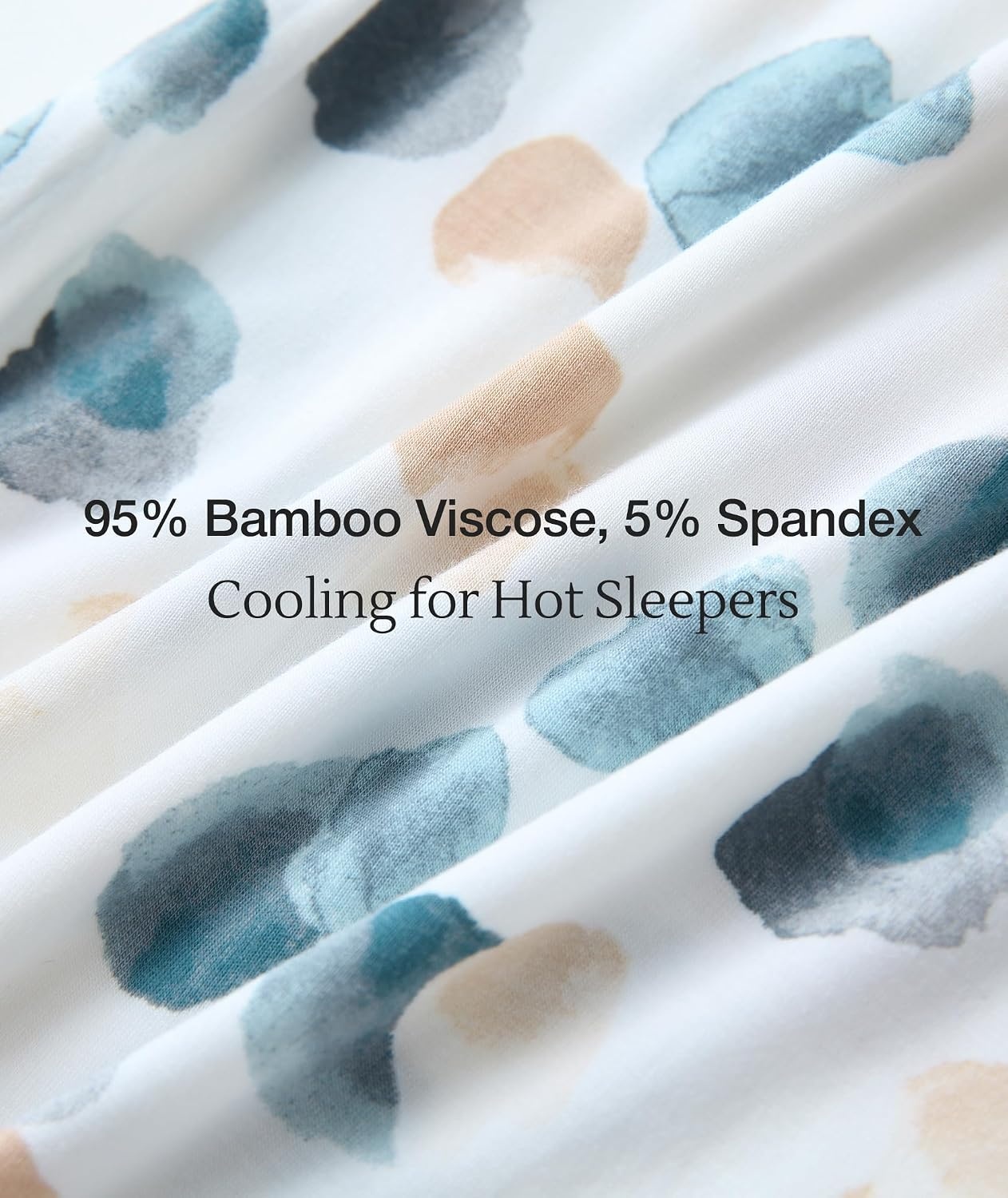 image:imageGYS Bamboo Viscose Pajamas for Women Cooling Sleepwear for Hot FlashesGreen