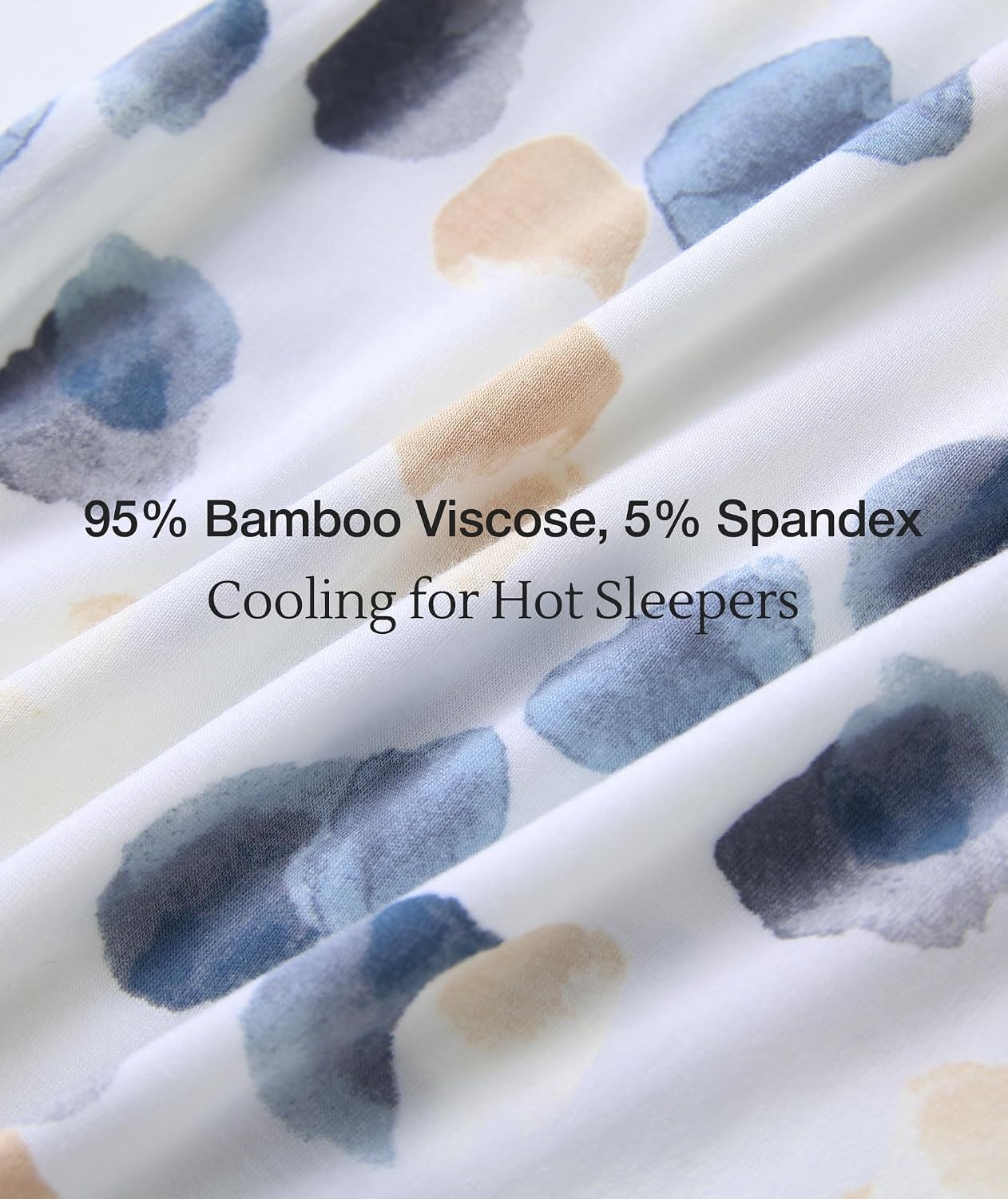 image:imageGYS Bamboo Viscose Pajamas for Women Cooling Sleepwear for Hot FlashesIndigo Blue