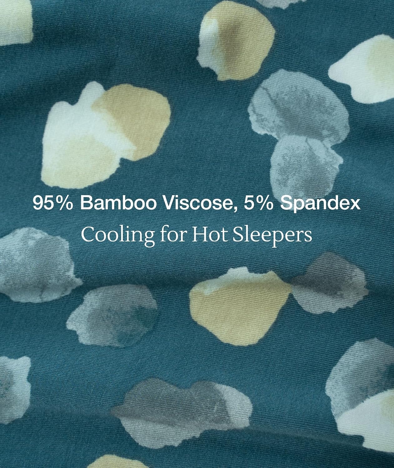image:imageGYS Bamboo Viscose Pajamas for Women Cooling Sleepwear for Hot FlashesOcean Green