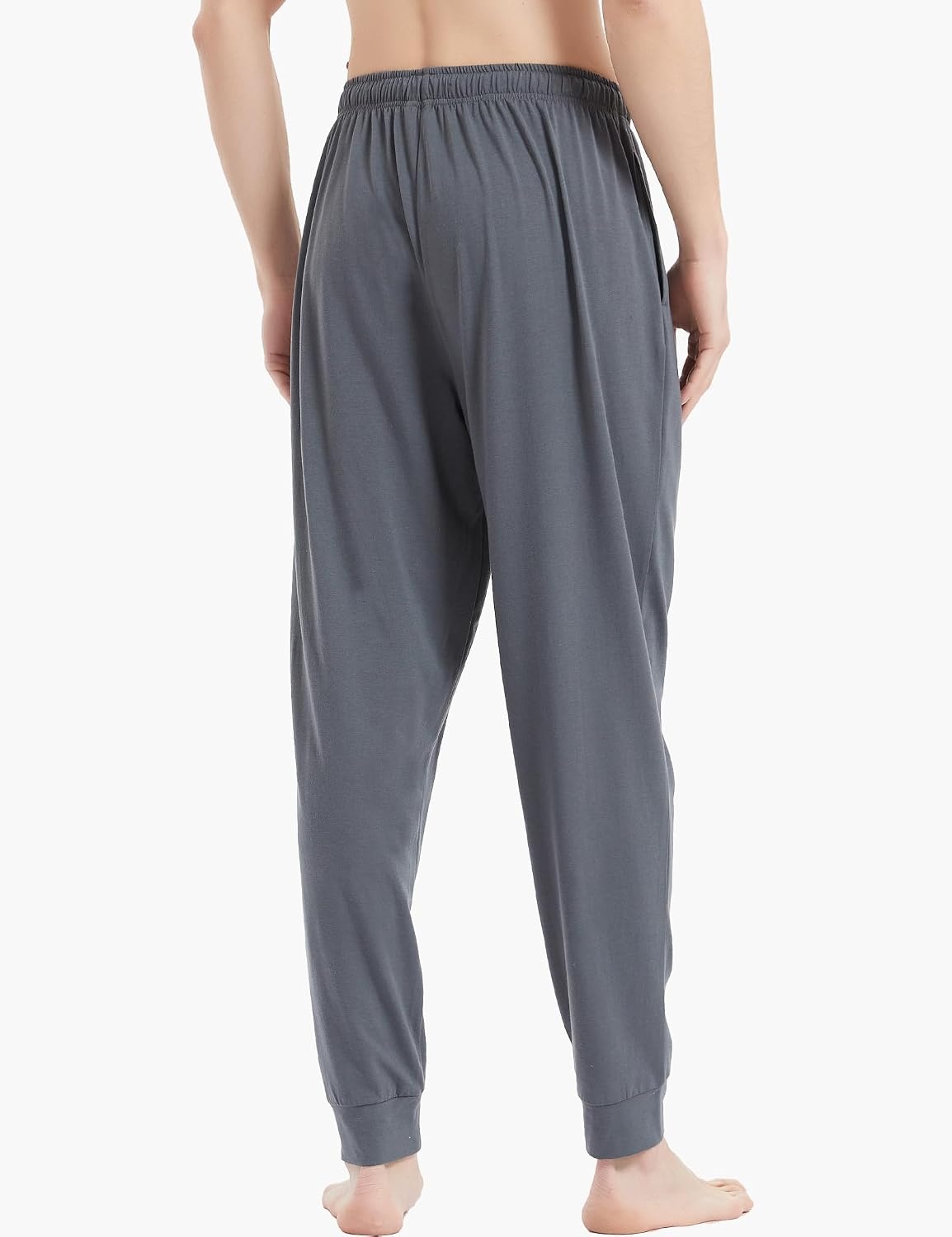image:imageGYS Mens Bamboo Viscose Jogger Pajama Pants Cooling Lounge BottomsCharoal
