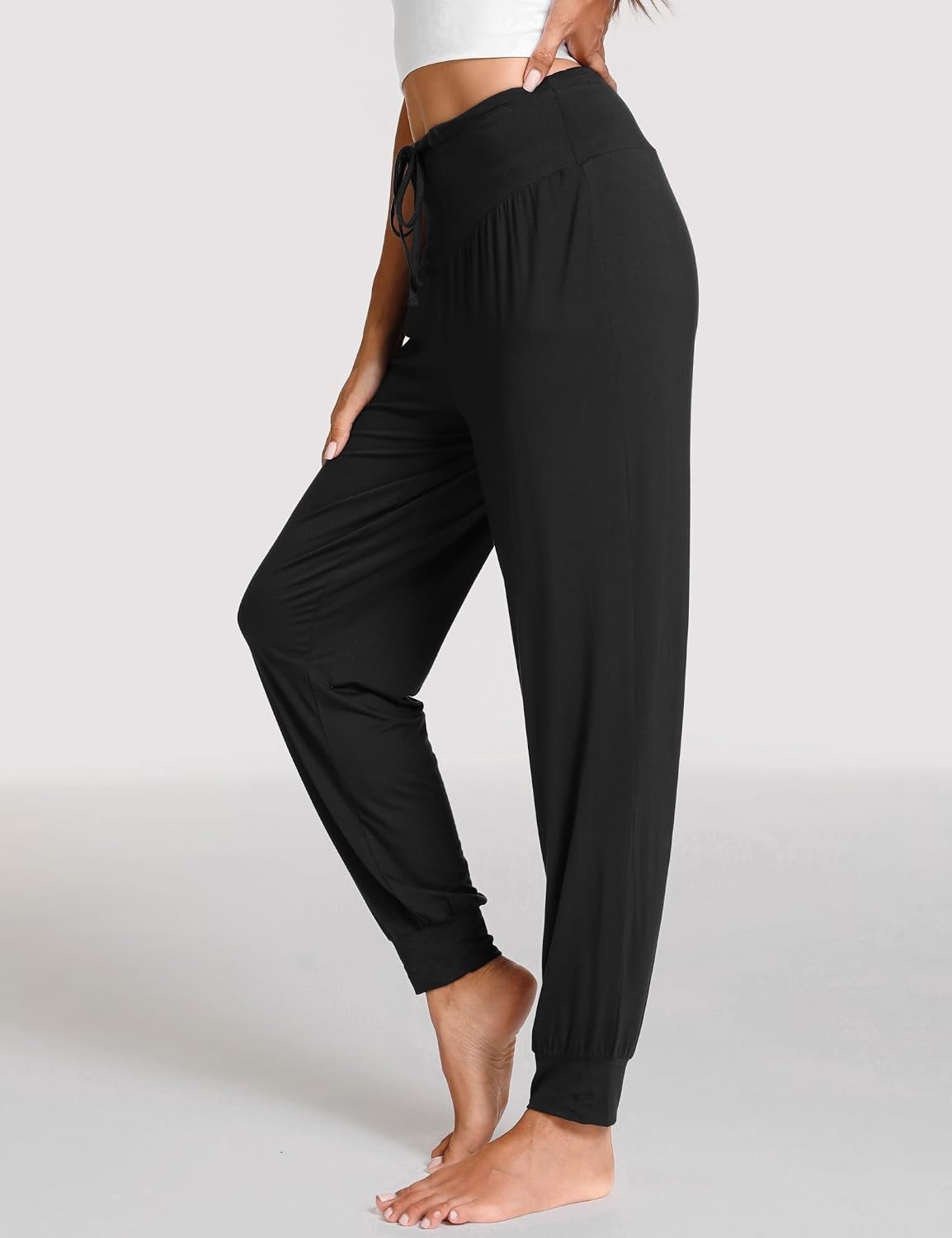image:imageGYS Womens Bamboo Viscose Cooling Pajama PantsBlack