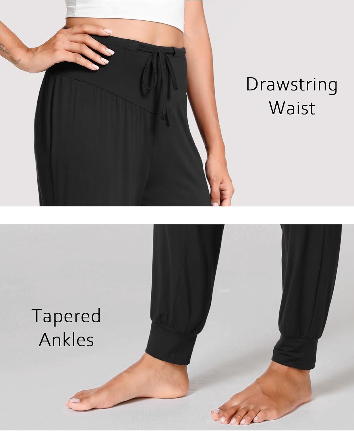 image:imageGYS Womens Bamboo Viscose Cooling Pajama PantsBlack