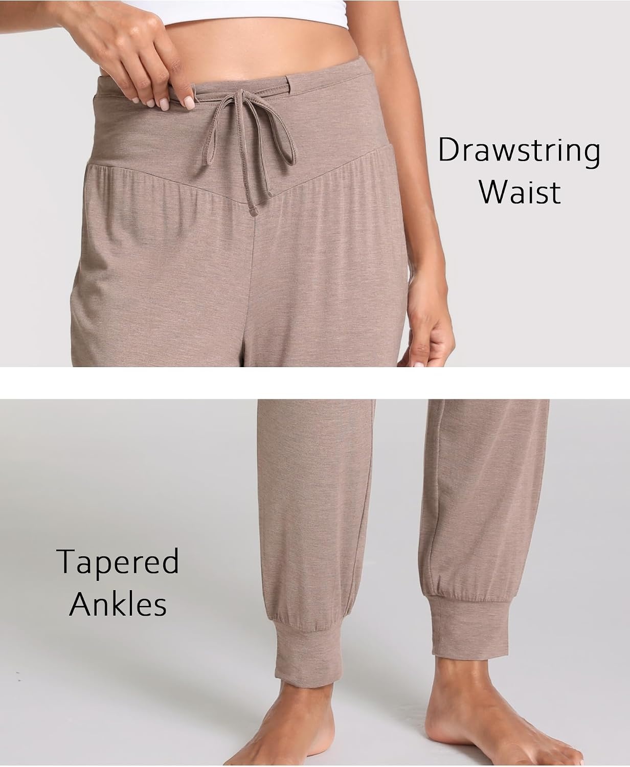 image:imageGYS Womens Bamboo Viscose Cooling Pajama PantsCamel