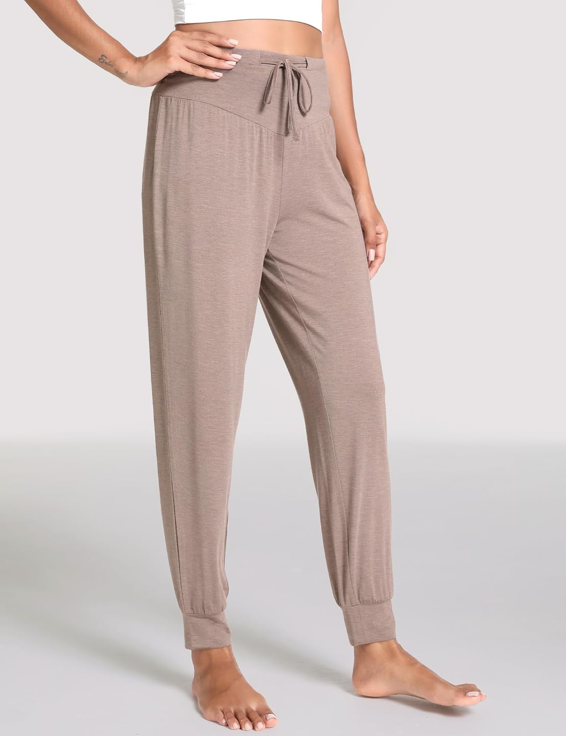 image:imageGYS Womens Bamboo Viscose Cooling Pajama PantsCamel