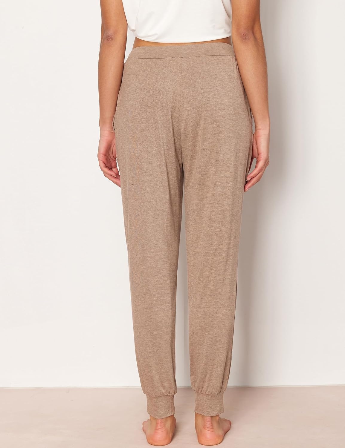 image:imageGYS Womens Bamboo Viscose Jogger Pajama PantsCamel