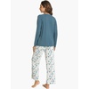 GYS Bamboo Viscose Cooling Long Sleeve Pajamas for Women(A- Green)