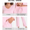 GYS Bamboo Viscose Cooling Long Sleeve Pajamas for Women(B- Pink)