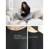 GYS Bamboo Viscose Long Sleeve Pajama Tops for Women(Style a – Heather Grey)
