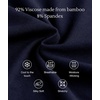 GYS Bamboo Viscose Mens Pajama Pants with Pockets(Deep Blue)