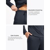 GYS Bamboo Viscose Men’s Pajama Sets, Comfy Long Sleeve Sleepwear(Midnight Blue)