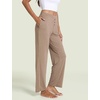 GYS Bamboo Viscose Pajama Pants for Women, Ultra-Soft Lightweight Bottoms(Camel)