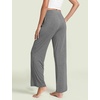 GYS Bamboo Viscose Pajama Pants for Women, Ultra-Soft Lightweight Bottoms(Dark Heather Grey)