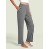 GYS Bamboo Viscose Pajama Pants for Women, Ultra-Soft Lightweight Bottoms(Dark Heather Grey)