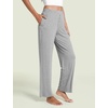 GYS Bamboo Viscose Pajama Pants for Women, Ultra-Soft Lightweight Bottoms(Heather Grey)