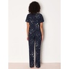 GYS Bamboo Viscose Pajamas for Women Cooling Sleepwear for Hot Flashes(Blue Stars)